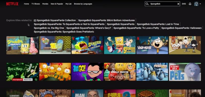 Where to Watch SpongeBob Netflix