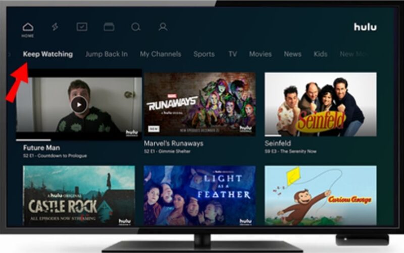 View Hulu History on Smart TV