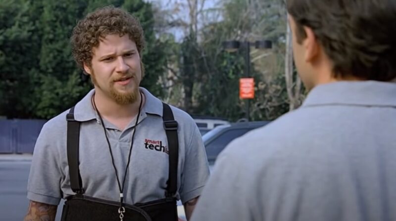 Seth Rogen in Movie The 40 Year Old Virgin